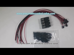 10mm βαλβίδα 15mm 3/2 μικροσκοπική σωληνοειδών 1.3W 24VDC για την πνευματική αυτοματοποίηση υφαντικού και του πλεξίματος